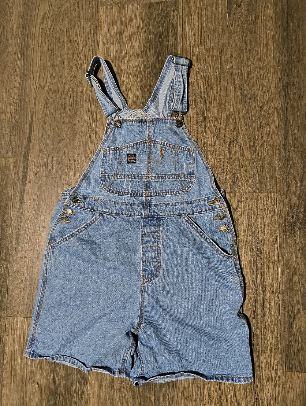 Vintage Union Bay Overall Dungaree Shorts Women's Size Small